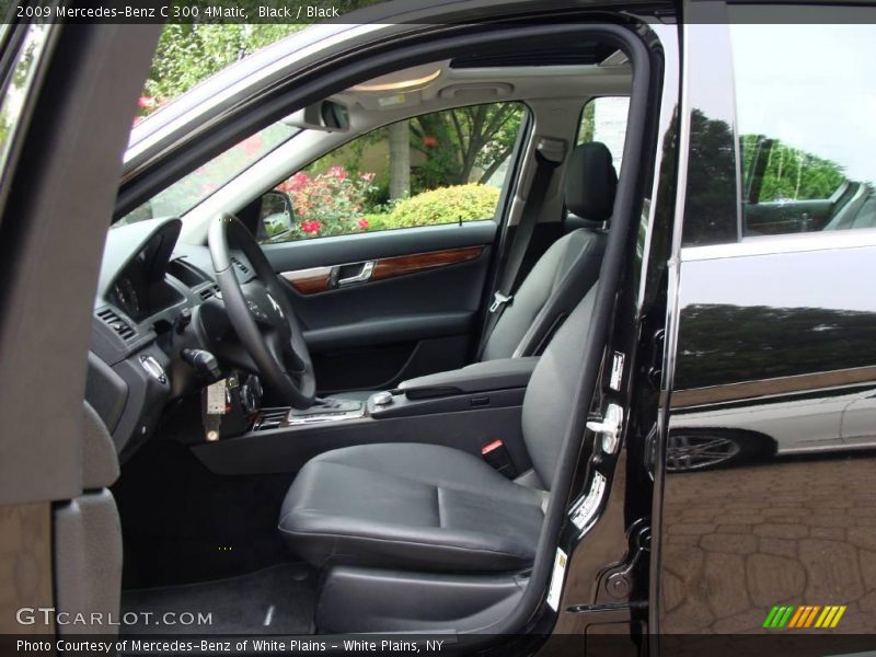 Black / Black 2009 Mercedes-Benz C 300 4Matic
