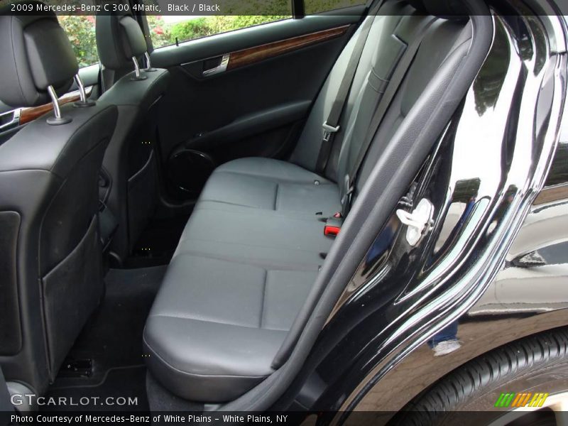 Black / Black 2009 Mercedes-Benz C 300 4Matic