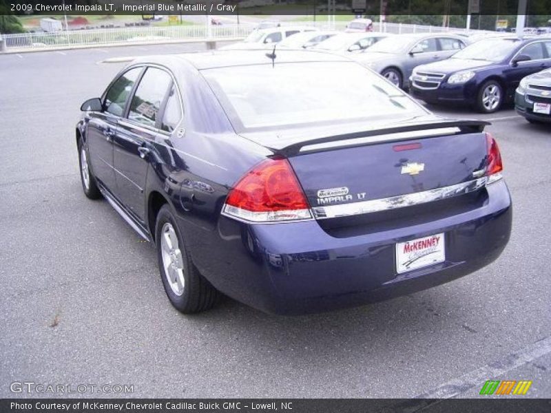 Imperial Blue Metallic / Gray 2009 Chevrolet Impala LT
