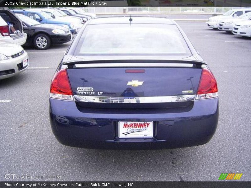 Imperial Blue Metallic / Gray 2009 Chevrolet Impala LT