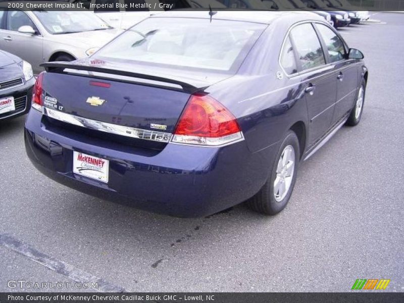 Imperial Blue Metallic / Gray 2009 Chevrolet Impala LT