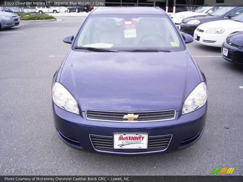 Imperial Blue Metallic / Gray 2009 Chevrolet Impala LT