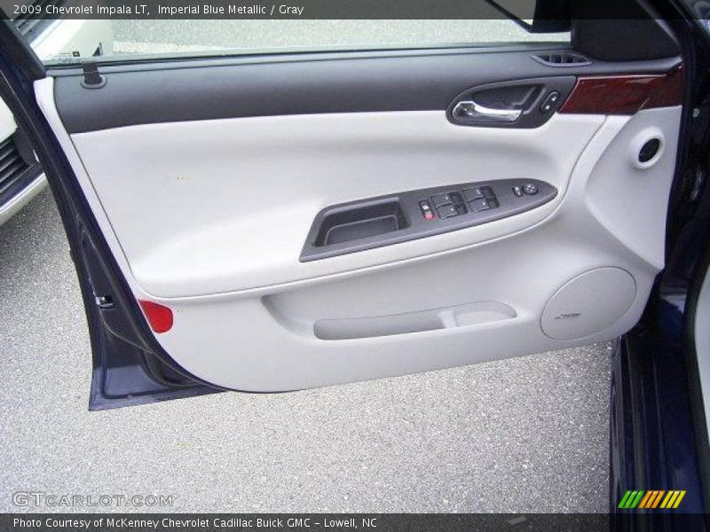 Imperial Blue Metallic / Gray 2009 Chevrolet Impala LT