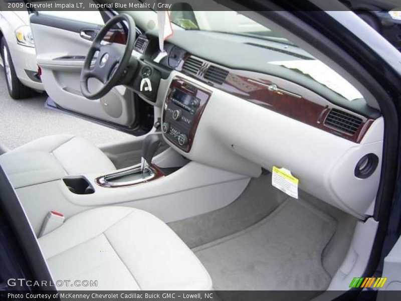 Imperial Blue Metallic / Gray 2009 Chevrolet Impala LT