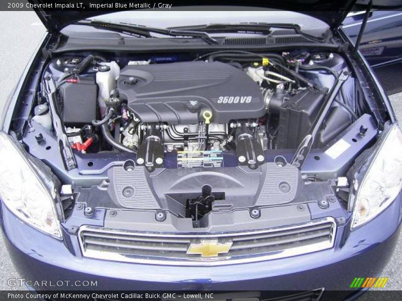 Imperial Blue Metallic / Gray 2009 Chevrolet Impala LT