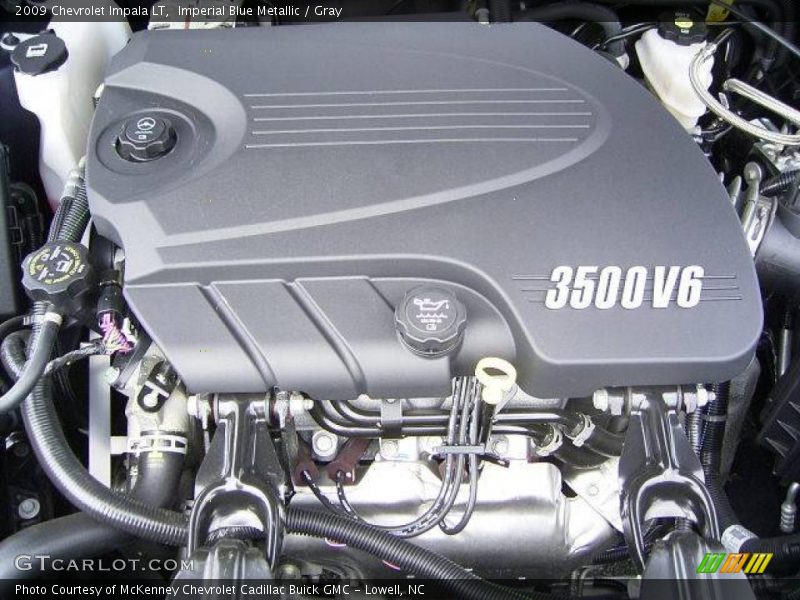 Imperial Blue Metallic / Gray 2009 Chevrolet Impala LT