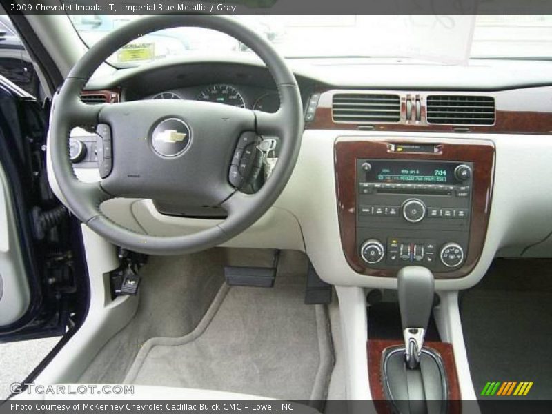 Imperial Blue Metallic / Gray 2009 Chevrolet Impala LT