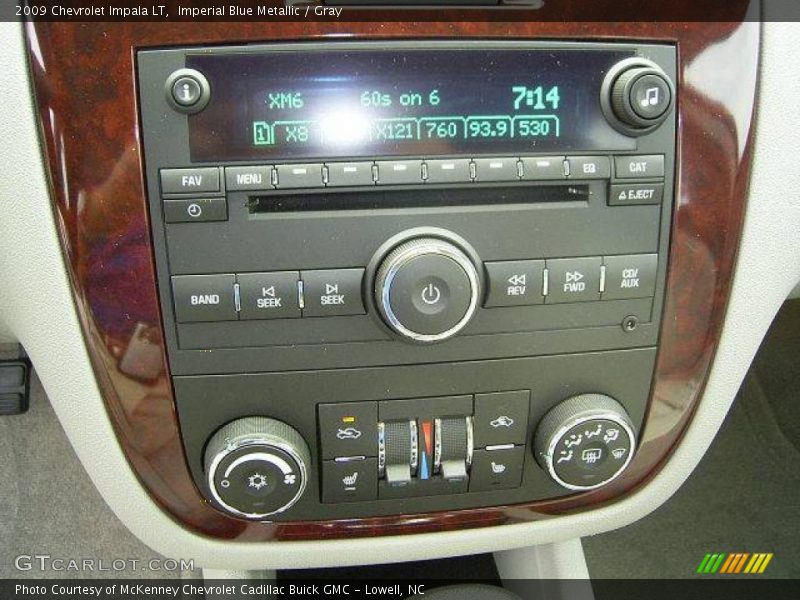 Imperial Blue Metallic / Gray 2009 Chevrolet Impala LT