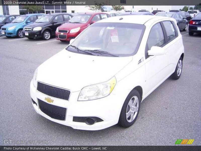 Summit White / Neutral 2009 Chevrolet Aveo Aveo5 LT