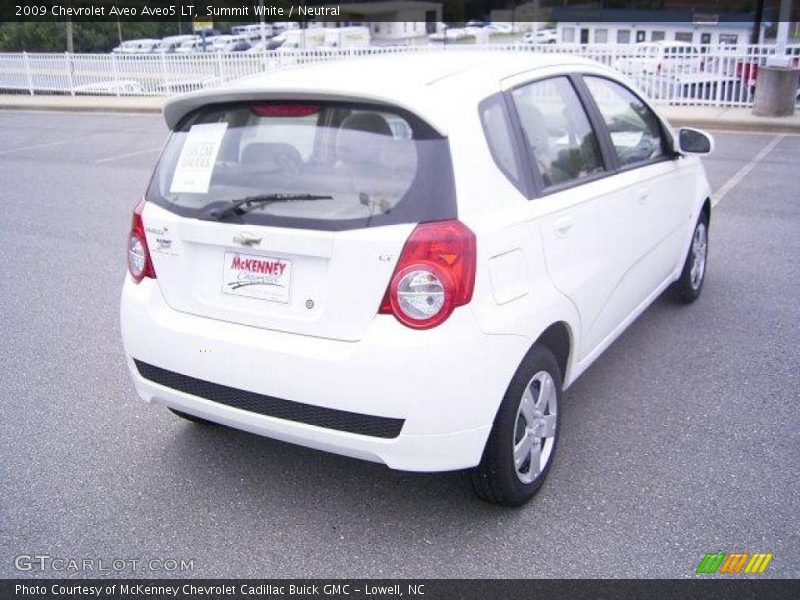 Summit White / Neutral 2009 Chevrolet Aveo Aveo5 LT
