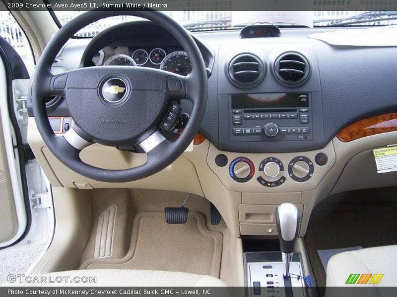 Summit White / Neutral 2009 Chevrolet Aveo Aveo5 LT