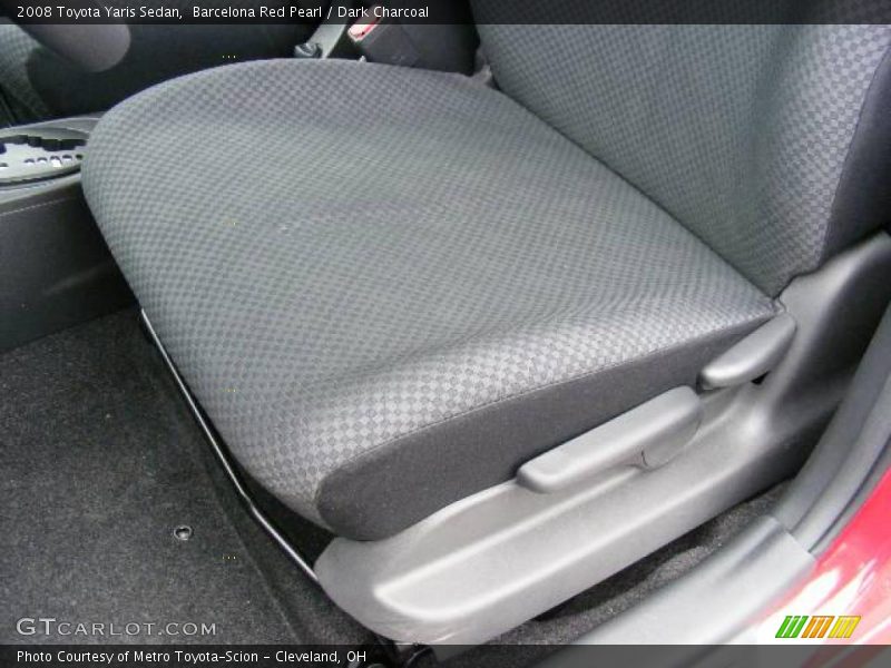 Barcelona Red Pearl / Dark Charcoal 2008 Toyota Yaris Sedan