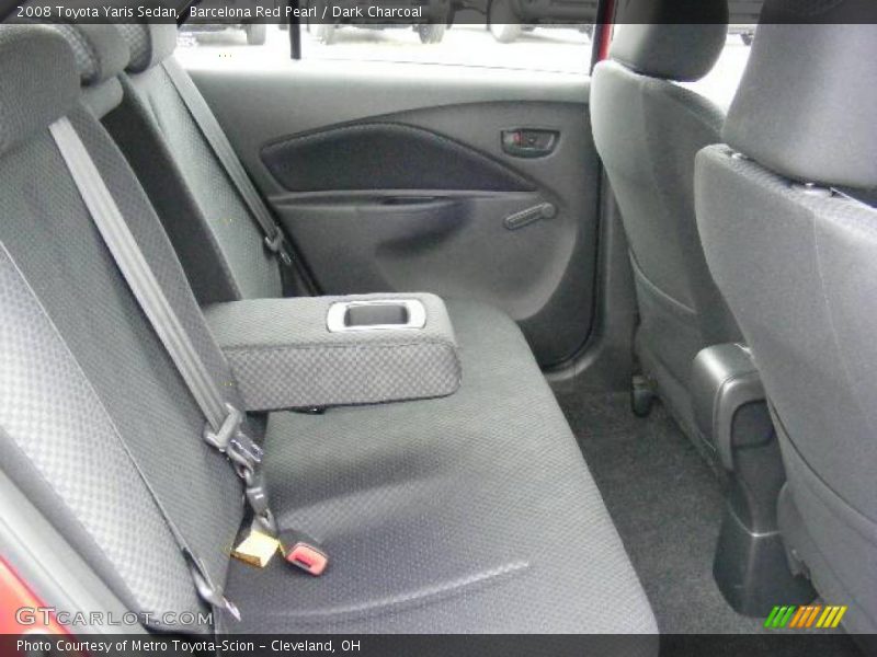 Barcelona Red Pearl / Dark Charcoal 2008 Toyota Yaris Sedan