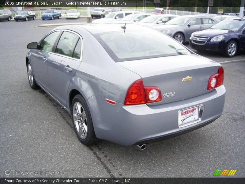 Golden Pewter Metallic / Titanium 2009 Chevrolet Malibu LT Sedan
