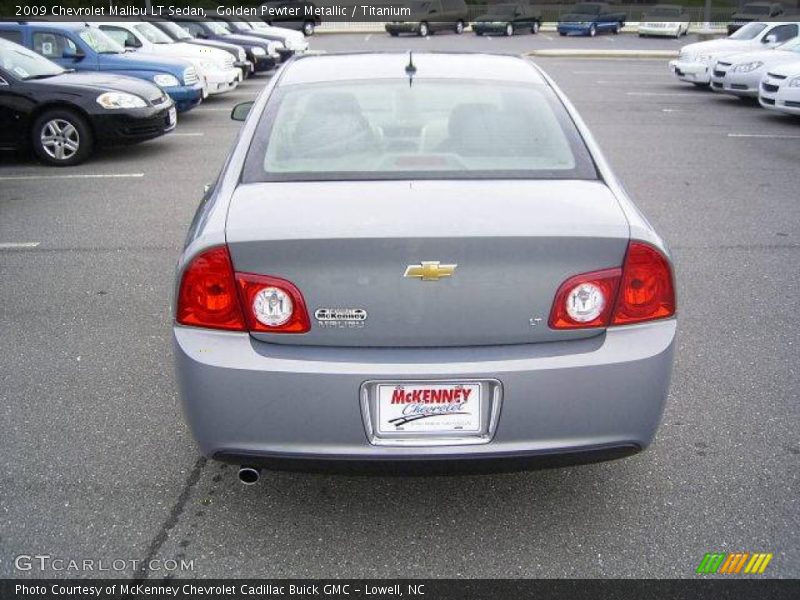 Golden Pewter Metallic / Titanium 2009 Chevrolet Malibu LT Sedan