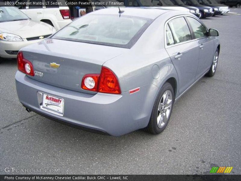 Golden Pewter Metallic / Titanium 2009 Chevrolet Malibu LT Sedan