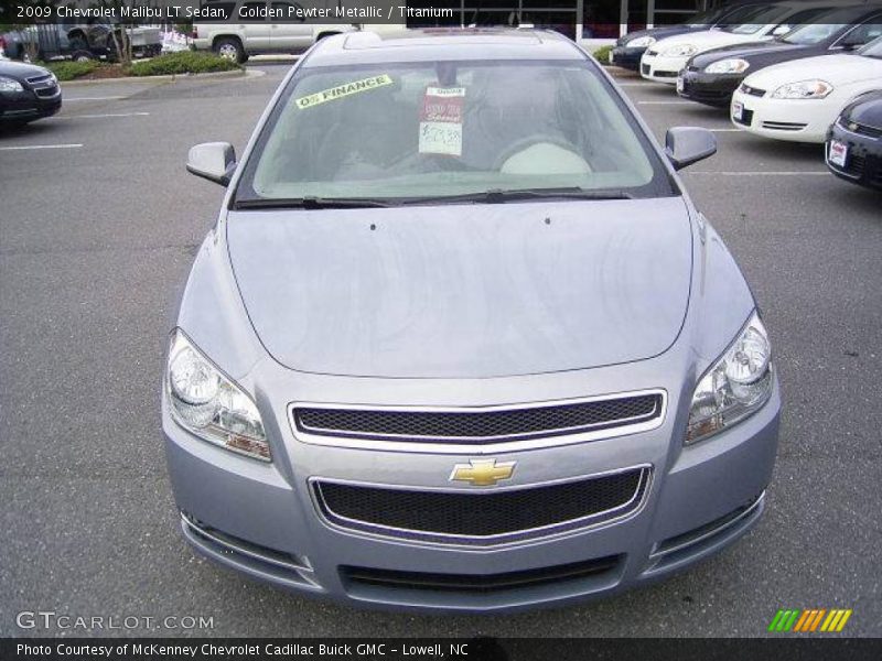 Golden Pewter Metallic / Titanium 2009 Chevrolet Malibu LT Sedan