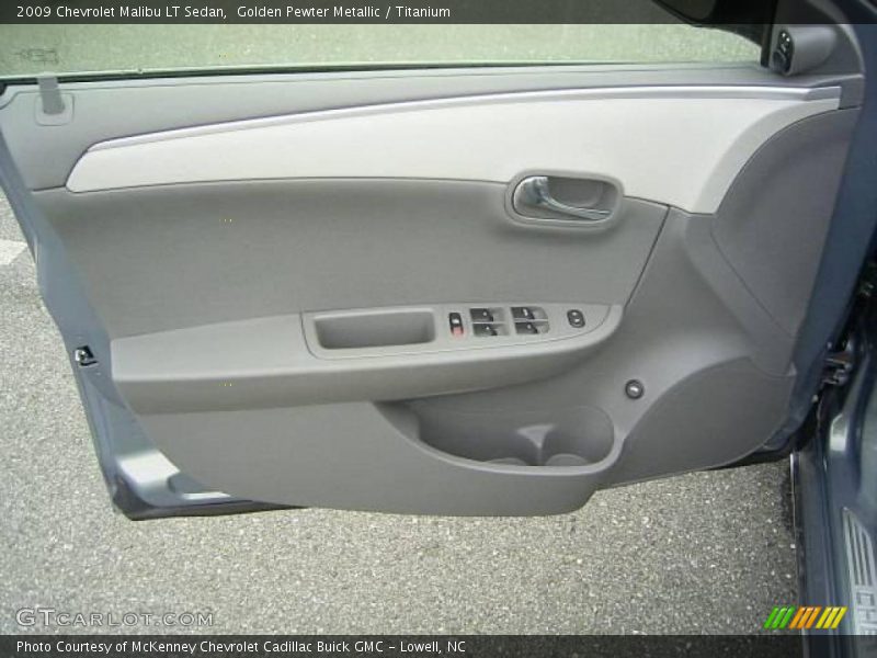 Golden Pewter Metallic / Titanium 2009 Chevrolet Malibu LT Sedan