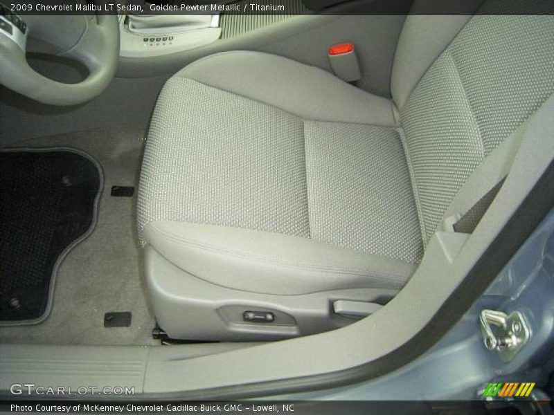 Golden Pewter Metallic / Titanium 2009 Chevrolet Malibu LT Sedan