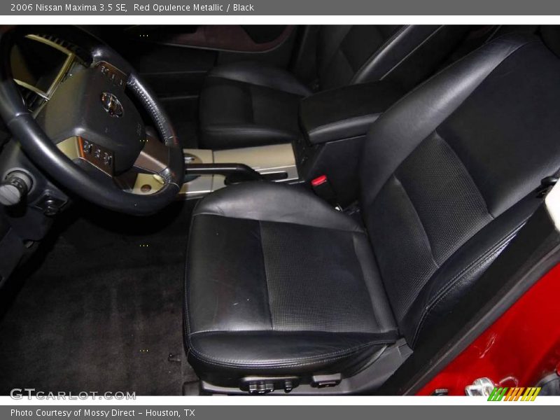 Red Opulence Metallic / Black 2006 Nissan Maxima 3.5 SE
