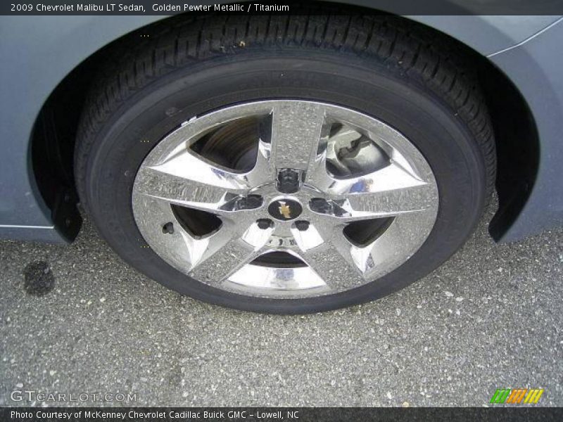 Golden Pewter Metallic / Titanium 2009 Chevrolet Malibu LT Sedan