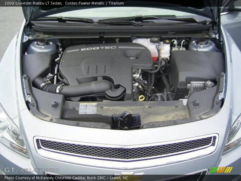 Golden Pewter Metallic / Titanium 2009 Chevrolet Malibu LT Sedan