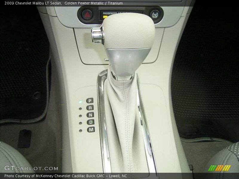Golden Pewter Metallic / Titanium 2009 Chevrolet Malibu LT Sedan