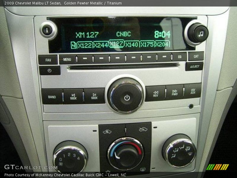 Golden Pewter Metallic / Titanium 2009 Chevrolet Malibu LT Sedan