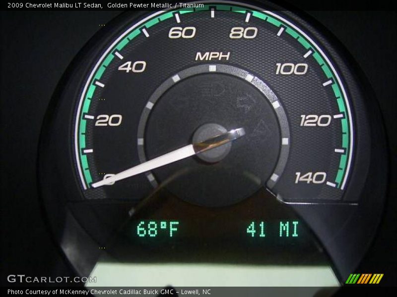 Golden Pewter Metallic / Titanium 2009 Chevrolet Malibu LT Sedan