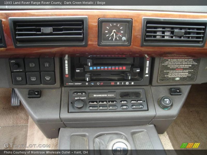 Dark Green Metallic / Beige 1993 Land Rover Range Rover County