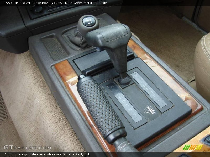 Dark Green Metallic / Beige 1993 Land Rover Range Rover County