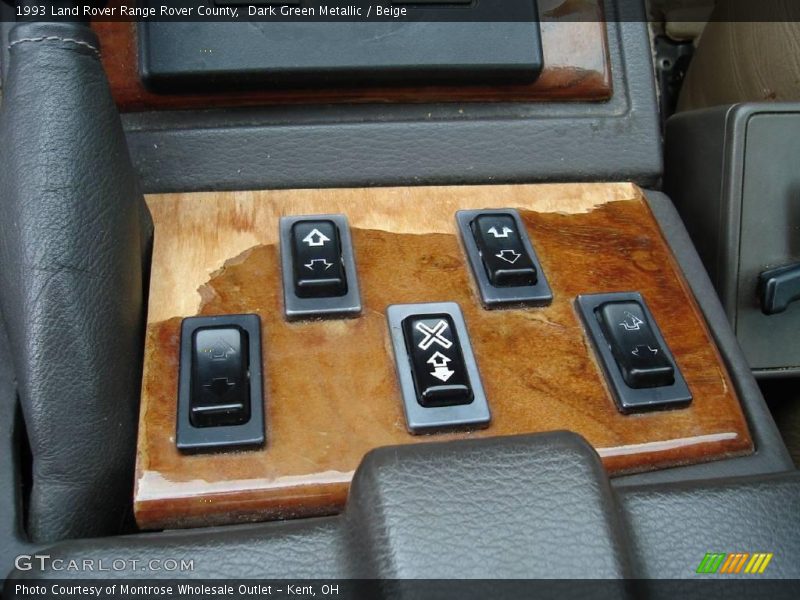 Dark Green Metallic / Beige 1993 Land Rover Range Rover County