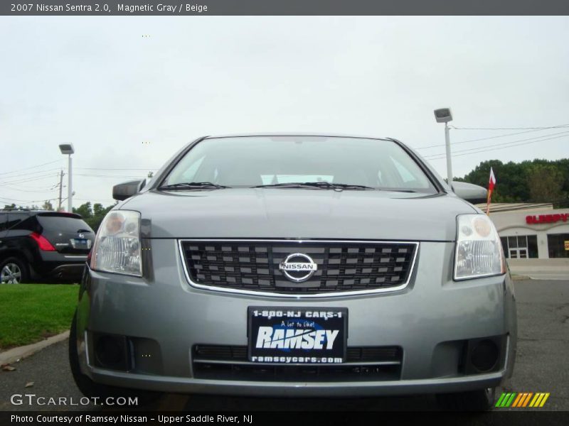 Magnetic Gray / Beige 2007 Nissan Sentra 2.0