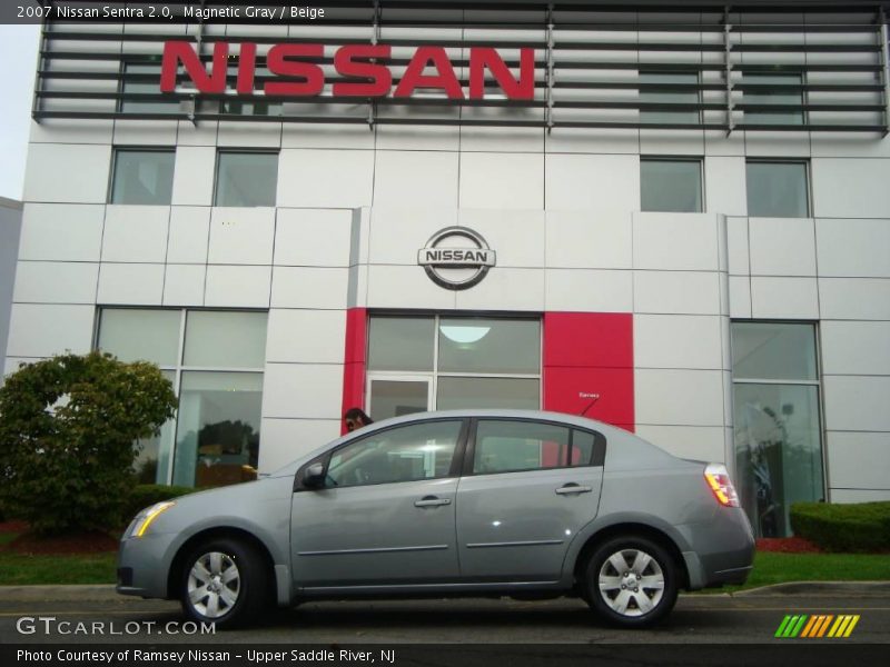 Magnetic Gray / Beige 2007 Nissan Sentra 2.0