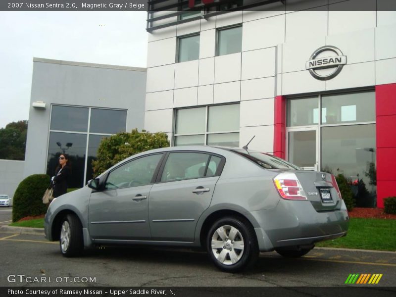 Magnetic Gray / Beige 2007 Nissan Sentra 2.0