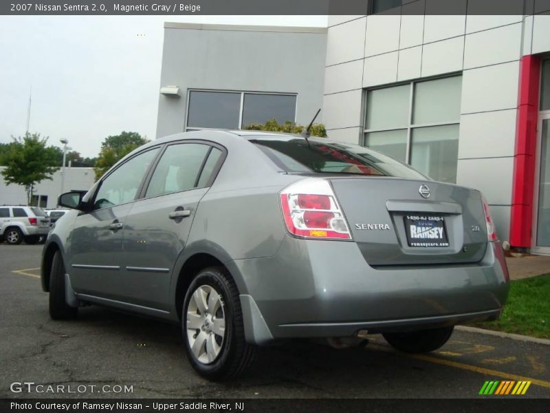 Magnetic Gray / Beige 2007 Nissan Sentra 2.0