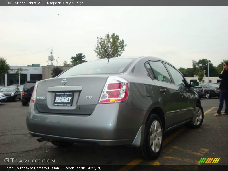 Magnetic Gray / Beige 2007 Nissan Sentra 2.0