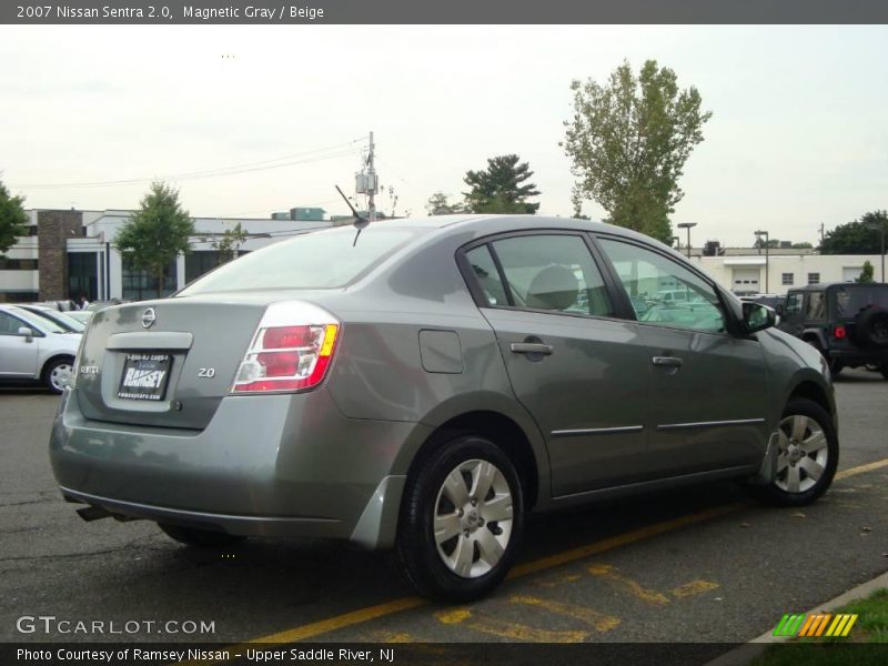 Magnetic Gray / Beige 2007 Nissan Sentra 2.0