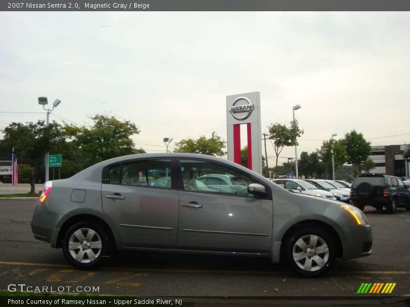 Magnetic Gray / Beige 2007 Nissan Sentra 2.0