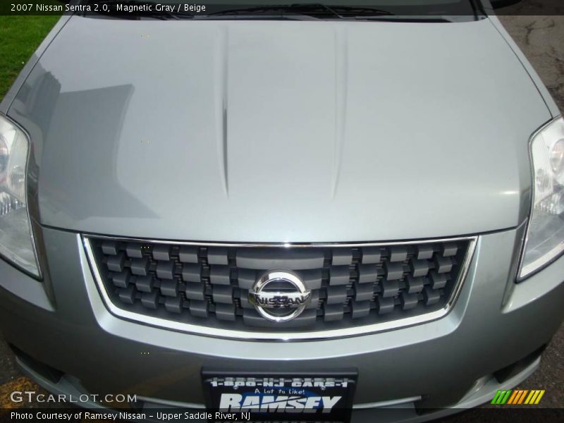 Magnetic Gray / Beige 2007 Nissan Sentra 2.0