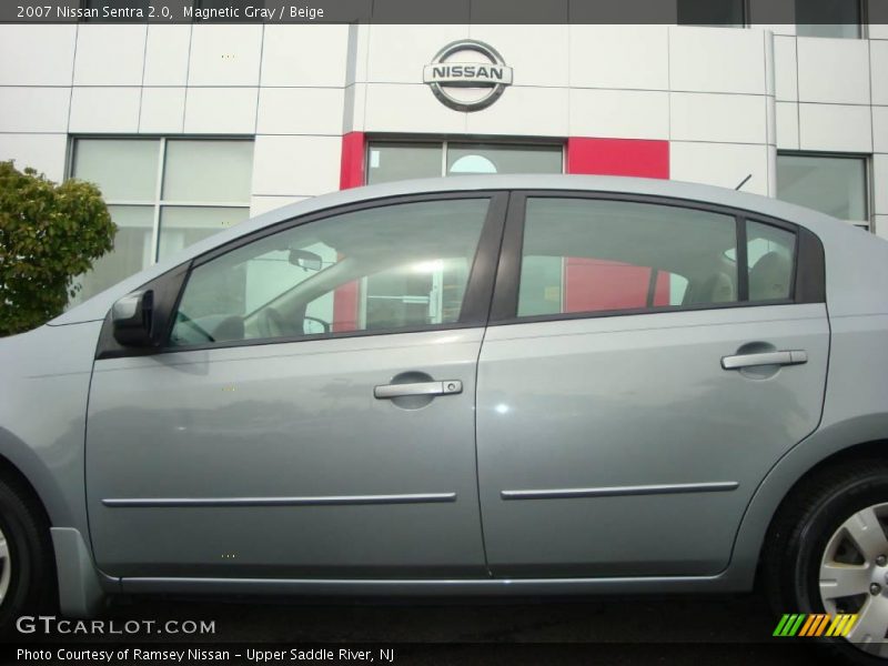 Magnetic Gray / Beige 2007 Nissan Sentra 2.0