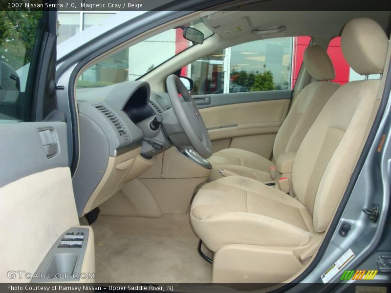 Magnetic Gray / Beige 2007 Nissan Sentra 2.0