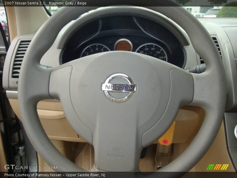 Magnetic Gray / Beige 2007 Nissan Sentra 2.0