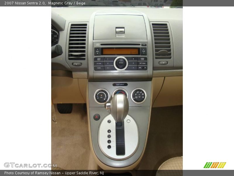 Magnetic Gray / Beige 2007 Nissan Sentra 2.0