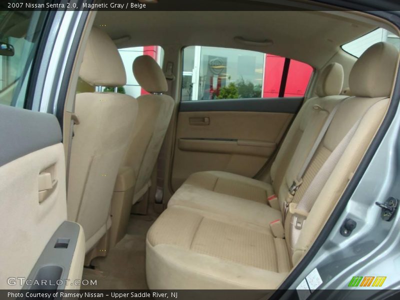 Magnetic Gray / Beige 2007 Nissan Sentra 2.0