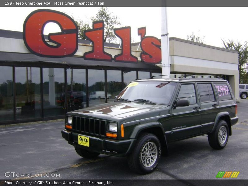 Moss Green Pearlcoat / Tan 1997 Jeep Cherokee 4x4