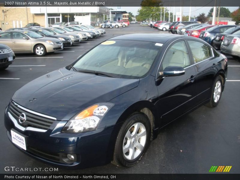 Majestic Blue Metallic / Blond 2007 Nissan Altima 3.5 SL