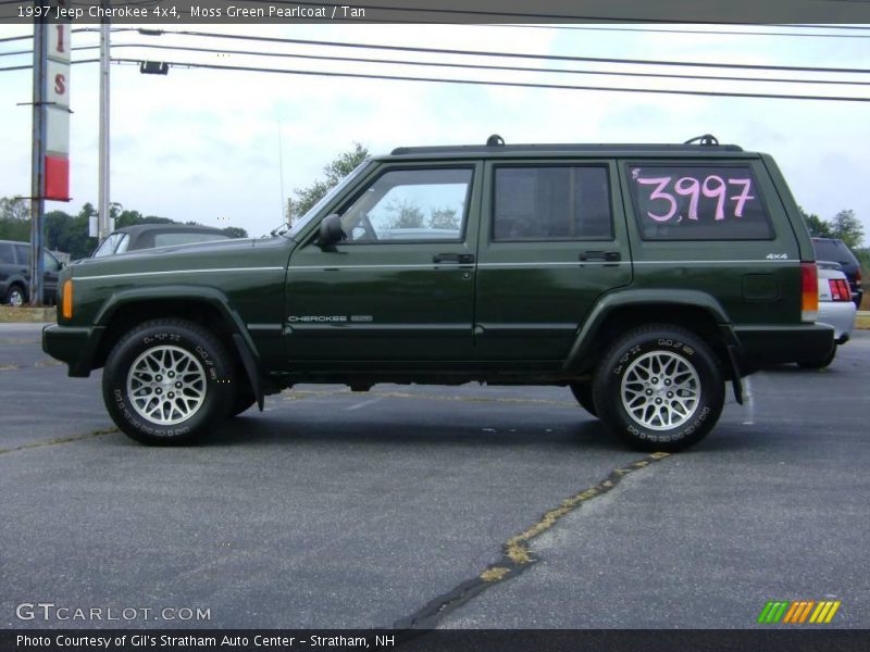 Moss Green Pearlcoat / Tan 1997 Jeep Cherokee 4x4