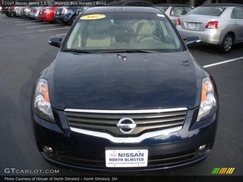 Majestic Blue Metallic / Blond 2007 Nissan Altima 3.5 SL