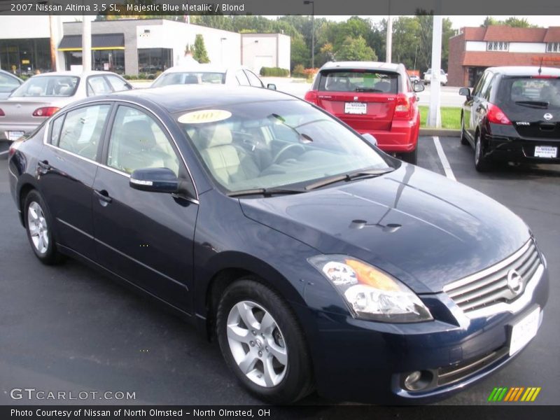 Majestic Blue Metallic / Blond 2007 Nissan Altima 3.5 SL